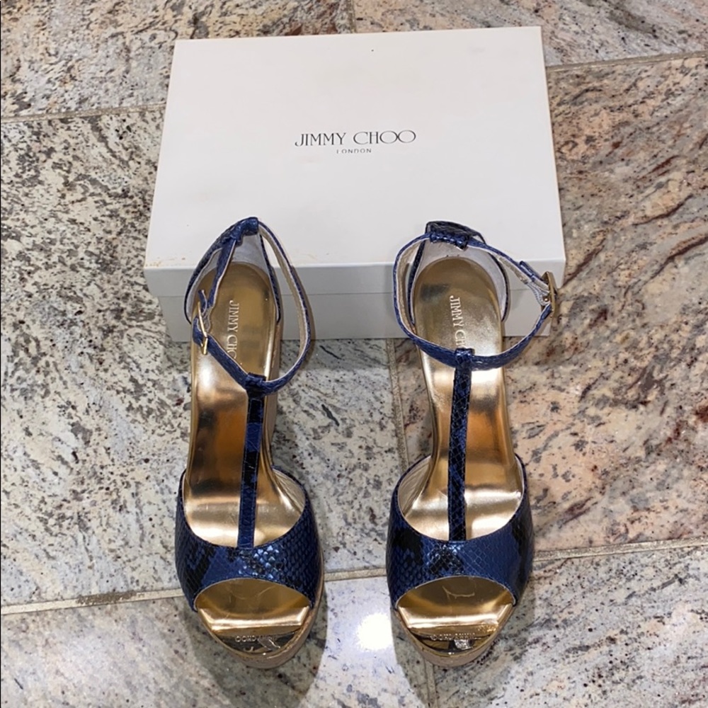 JIMMY CHOO NAVY BLUE
